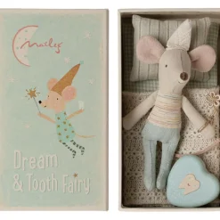 Souris Fée des dents Petit frère dans sa boîte