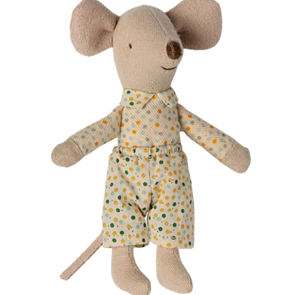 Souris Petit Frère dans sa boîte assortie