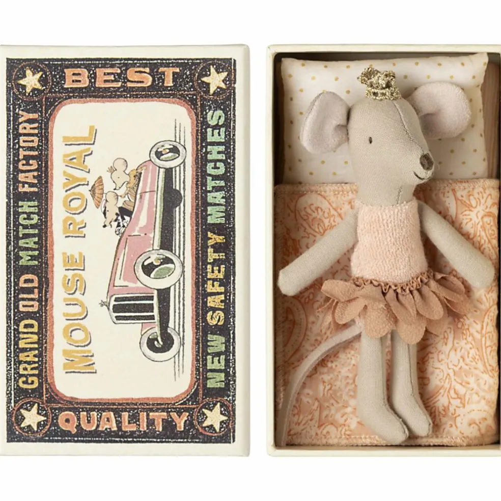 Souris Princesse Petite sœur dans sa boîte assortie