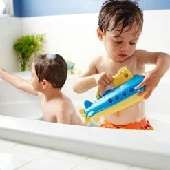 Sous marin bleu et jaune