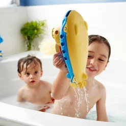 Sous marin bleu et jaune