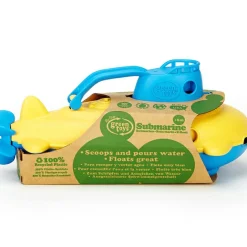 Sous marin bleu et jaune