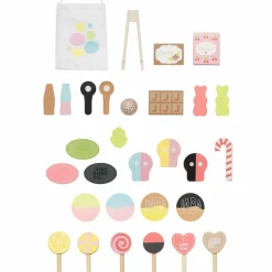 Stand de bonbons en bois