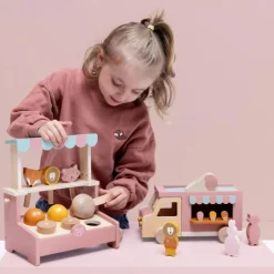 Stand de glaces en bois