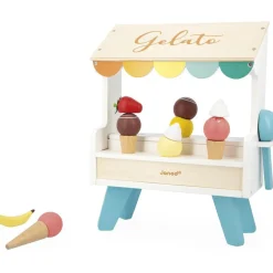 Stand de glaces en bois