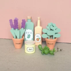 Stand de marché en bois