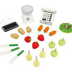 Stand de marché Ferme avec accessoires (32 accessoires)