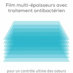 Starter pack poubelle à couches Dress up + 3 recharges