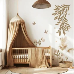 Sticker Branches et hirondelles