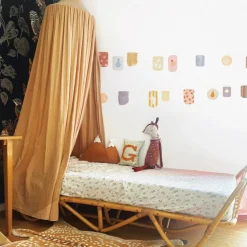 Sticker frise murale Lampions Crème