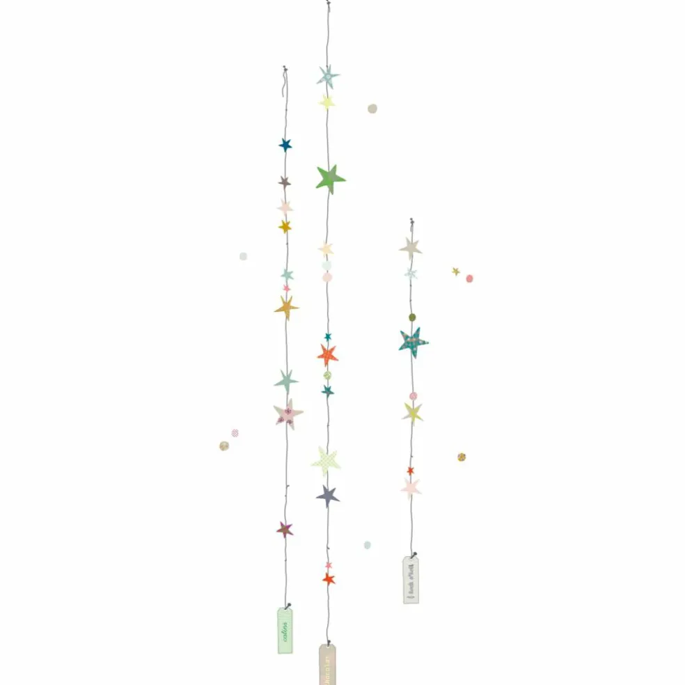 Sticker mural Fils d'étoiles gris