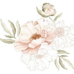 Sticker mural Large Pretty Poppy (81 x 71 cm)