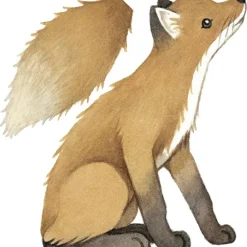 Sticker renard Forest