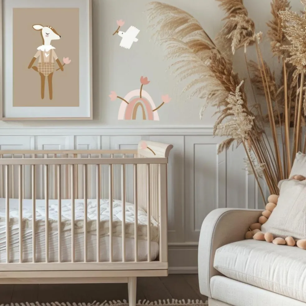 Stickers Décor XXL Faon balancelle