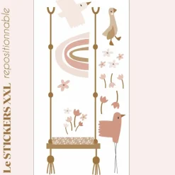 Stickers Décor XXL Faon balancelle