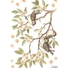 Stickers Oh deer branches et moineaux (29,7 x 42 cm)