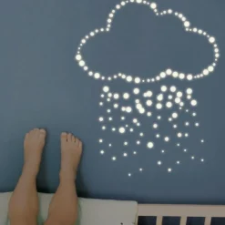 Stickers pastilles phosphorescentes (20 x 16 cm)