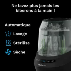 Stérilisateur et sécheur Bottle Washer Pro noir
