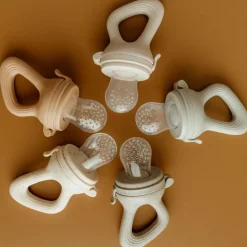 Sucette grignoteuse Argile avec 4 embouts