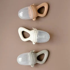 Sucette grignoteuse Caramel avec 4 embouts