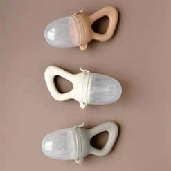 Sucette grignoteuse Sable avec 4 embouts