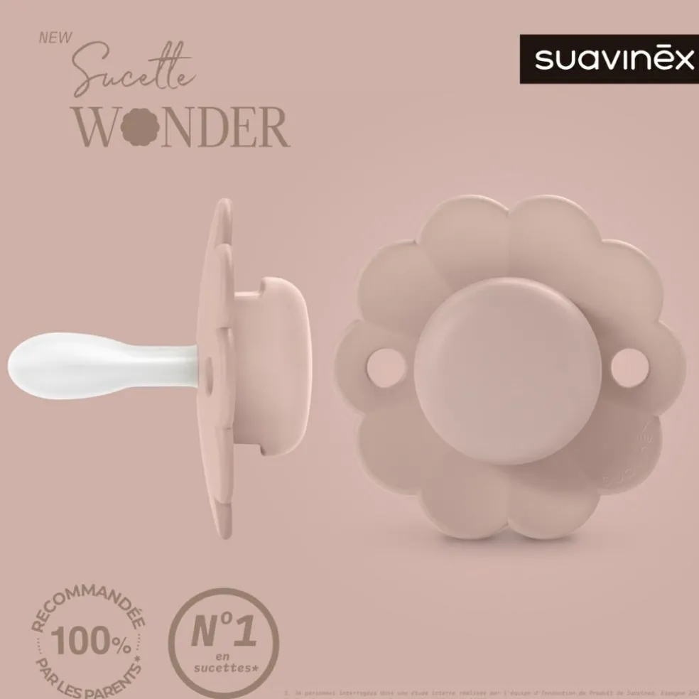 Sucette réversible SXPRO 6-18 mois Wonder Pale Mauve