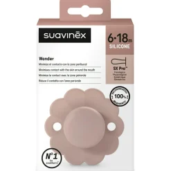 Sucette réversible SXPRO 6-18 mois Wonder Pale Mauve