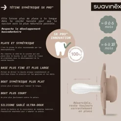 Sucette réversible SXPRO 0-6mois Wonder Illusion Blue