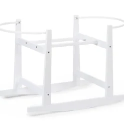 Support de couffin à bascule en pin blanc