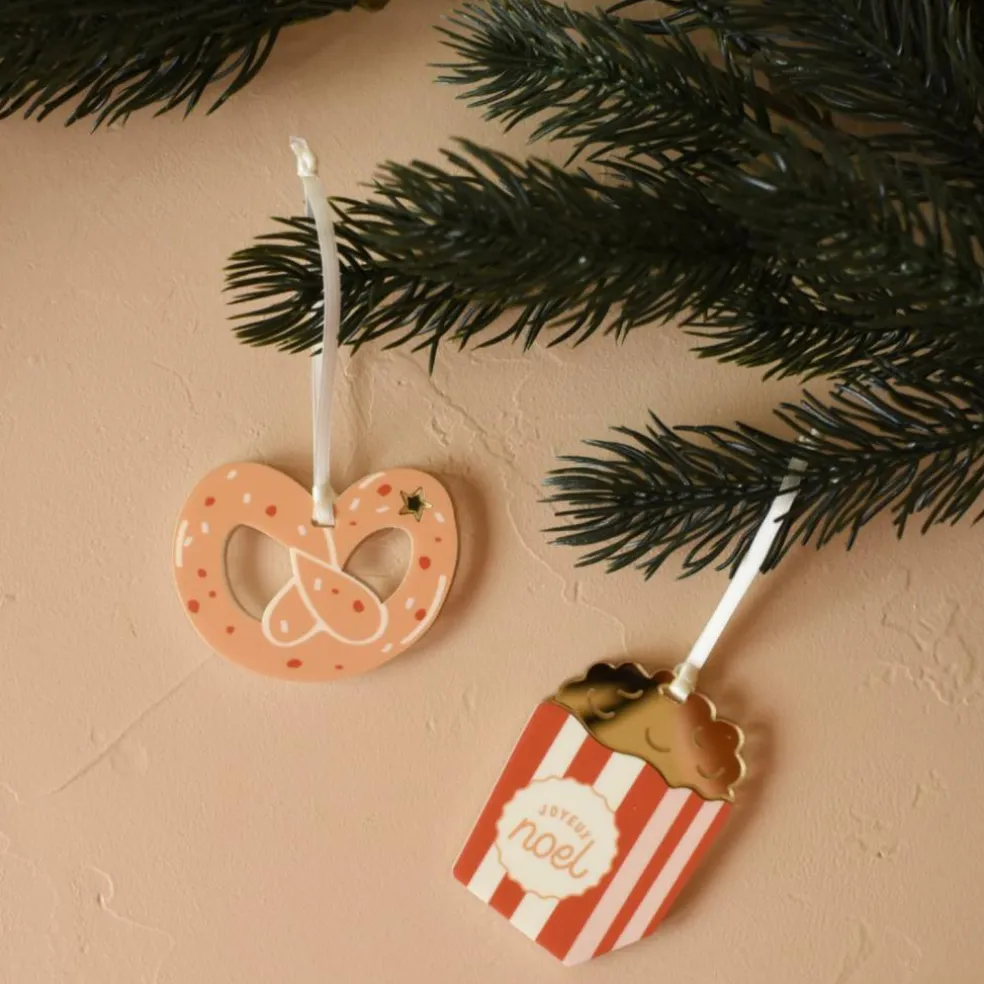 Suspension Bretzel Noël Gourmand (personnalisable)