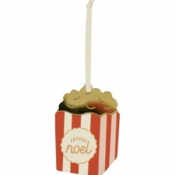 Suspension Popcorn Noël Gourmand (personnalisable)