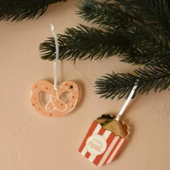 Suspension Popcorn Noël Gourmand (personnalisable)