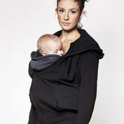 Sweat du parent pour porté bébé noir (taille S)