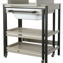 Table à langer avec baignoire Smart Stone-Eboni