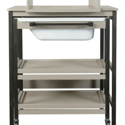 Table à langer avec baignoire Smart Stone-Eboni