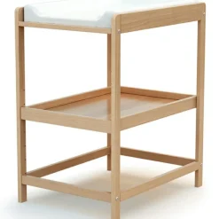 Table à langer en bois de hêtre Confort