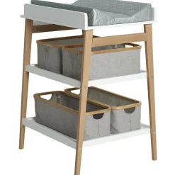 Table à langer Hip Blanc-Naturel