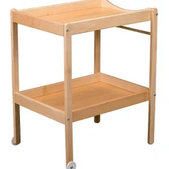 Table à langer Margot en bois vernis naturel