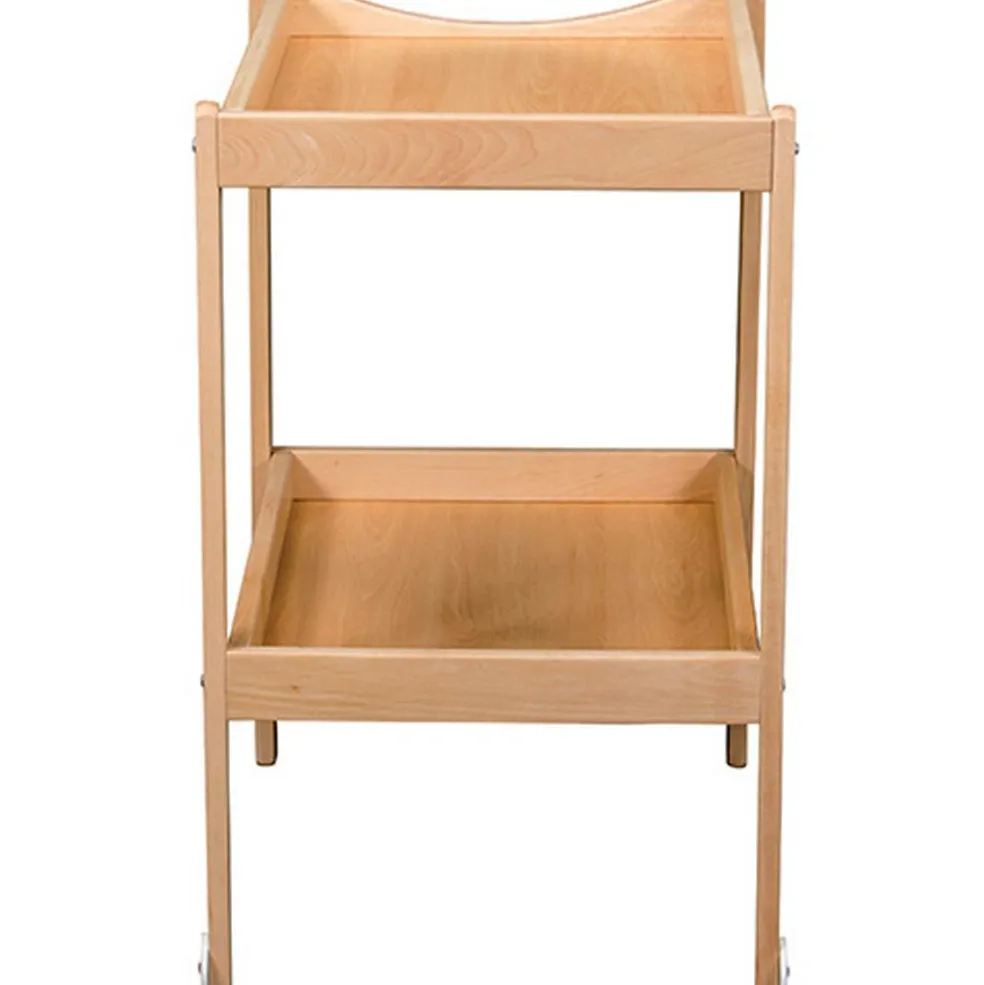 Table à langer Margot en bois vernis naturel