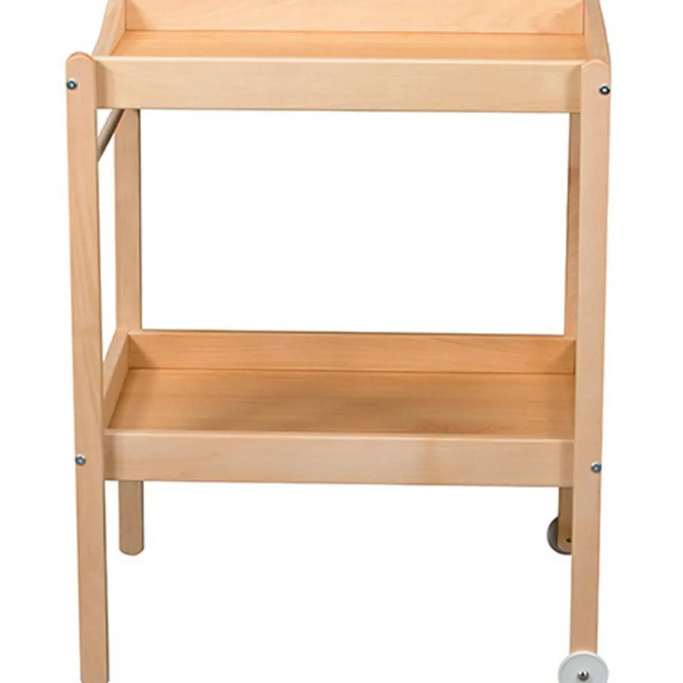 Table à langer Margot en bois vernis naturel