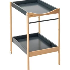 Table à langer Margot en bois hybride anthracite