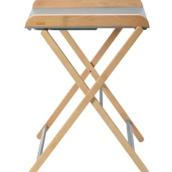Table à langer pliante Jade bois massif hybride bleu gris