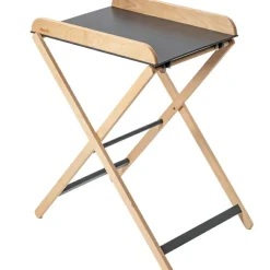 Table à langer pliante Jade bois massif hybride anthracite