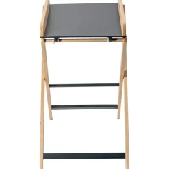 Table à langer pliante Jade bois massif hybride anthracite