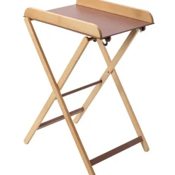 Table à langer pliante Jade bois massif hybride vieux rose