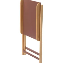 Table à langer pliante Jade bois massif hybride vieux rose