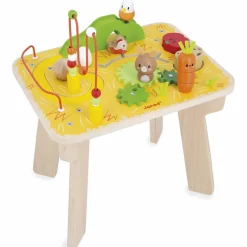 Table d'activités en bois Ferme