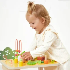 Table d'activités en bois Ferme