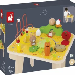 Table d'activités en bois Ferme