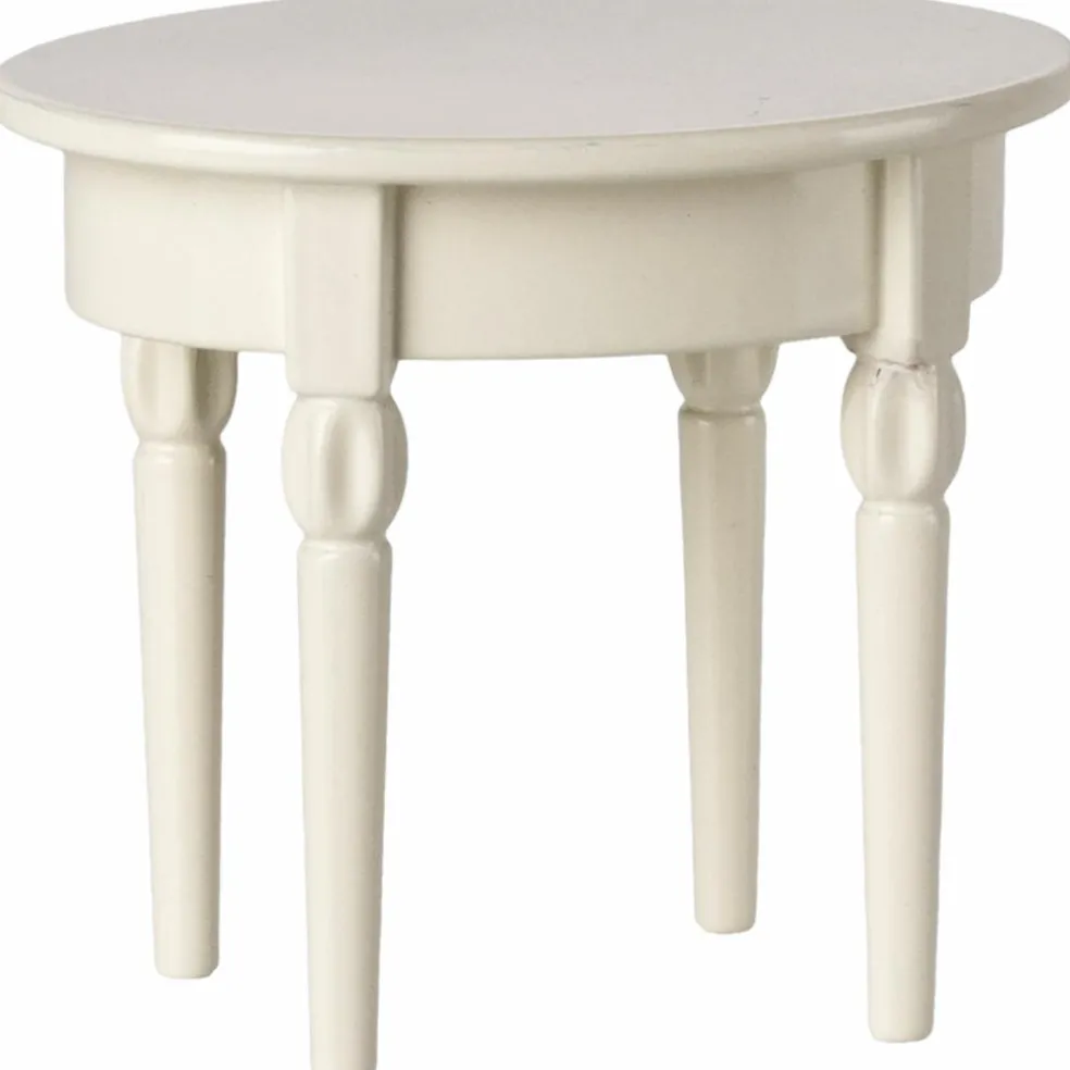 Table d'appoint vintage Souris Blanc cassé